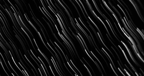 Abstract Moving Light Waves on Black Technology Background
