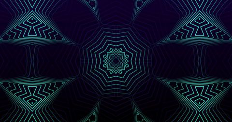 Neon Kaleidoscope Abstract with Hypnotic Motion - Download Free Stock Images Pikwizard.com