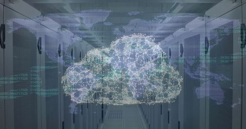 Cyber Security Concept in Computer Server Ecosystem - Download Free Stock Images Pikwizard.com