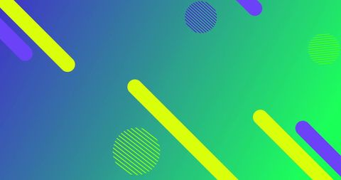 Vibrant Abstract Shapes Over Gradient Background - Download Free Stock Images Pikwizard.com