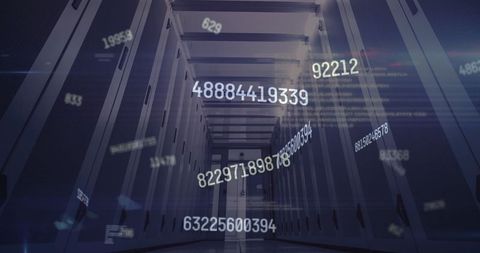 floating digital numbers over vast data servers - Download Free Stock Images Pikwizard.com