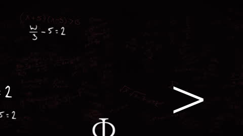 Floating Mathematical Equations Over Dark Grid