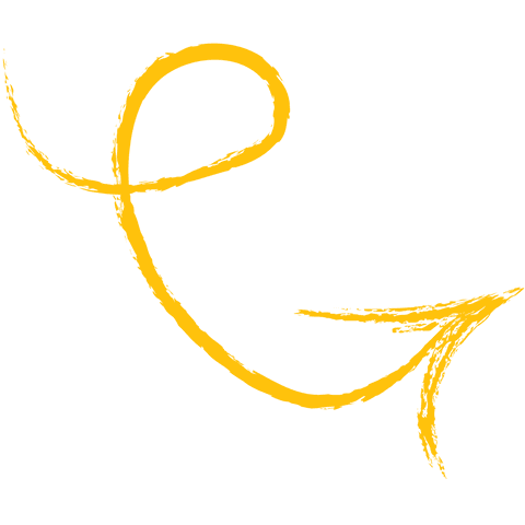 Yellow Arrow Swirl Design on Transparent Background Ideal for Directions - Download Free Stock Videos Pikwizard.com