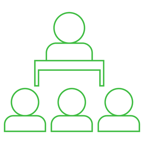 Green Line Art of Teacher with Students on Transparent Background - Download Free Stock Videos Pikwizard.com