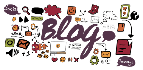 Transparent Graphic Blog Text with Social Media Icons - Download Free Stock Videos Pikwizard.com
