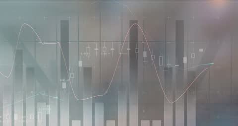 Futuristic Data Analytics with Digital Interface Overlay