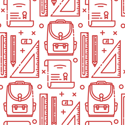 Transparent School Items Icons Pattern Vector Background - Download Free Stock Videos Pikwizard.com