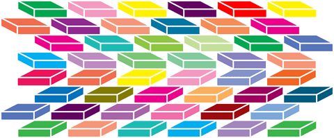 Transparent Colorful 3D Blocks Collage Illustration - Download Free Stock Videos Pikwizard.com
