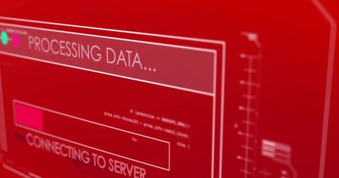 Digital Data Processing on Computer Display - Download Free Stock Images Pikwizard.com