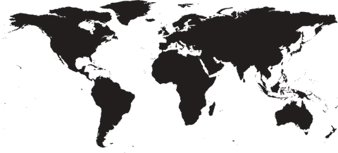 Black World Map on Transparent Background with Globally Isolated Shapes - Download Free Stock Videos Pikwizard.com