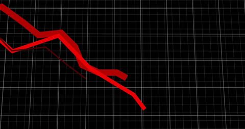 Declining Financial Graph Showing Market Loss - Download Free Stock Images Pikwizard.com