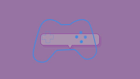 Game Controller with Speech Bubble Overlap