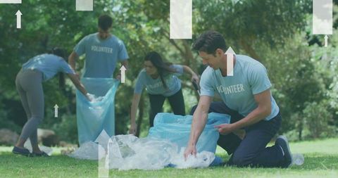 Diverse Volunteers Cleaning Park, Promoting Eco Conservation - Download Free Stock Images Pikwizard.com