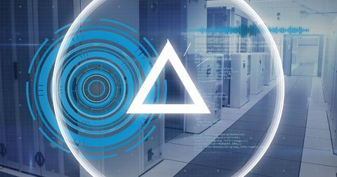 Futuristic Data Processing Technology in a Modern Server Room - Download Free Stock Images Pikwizard.com