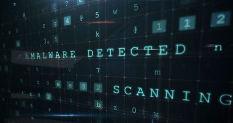 Digital Security Alert with Malware Detection - Download Free Stock Images Pikwizard.com