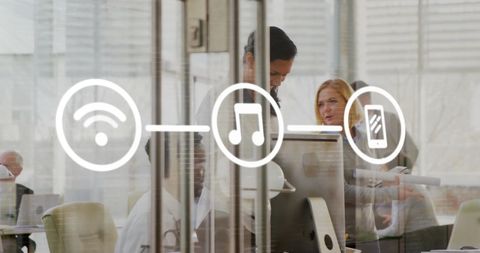 Innovative Office Environment with Technology and Teamwork - Download Free Stock Images Pikwizard.com
