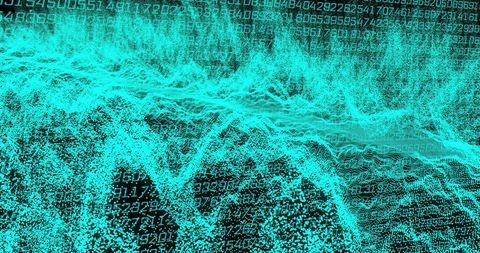 Digital Wave Patterns with Binary Code Visualization - Download Free Stock Images Pikwizard.com