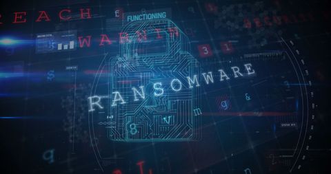 Ransomware Threat to Cybersecurity with Secured Data Encryption - Download Free Stock Images Pikwizard.com