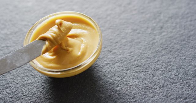 Close Up of Creamy Peanut Butter Spread Concept - Download Free Stock Images Pikwizard.com