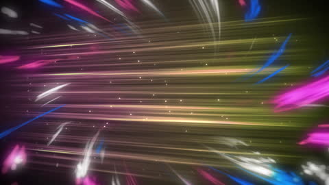 Dynamic Animation of Glowing Lights with Motion Trails