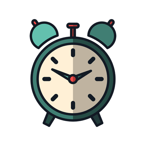 classic gray clock illustration on transparent background - Download Free Stock Videos Pikwizard.com