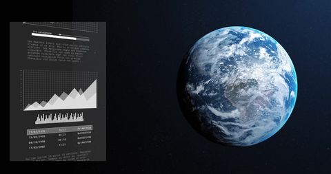 Global Data Analysis and Earth Visualization - Download Free Stock Images Pikwizard.com