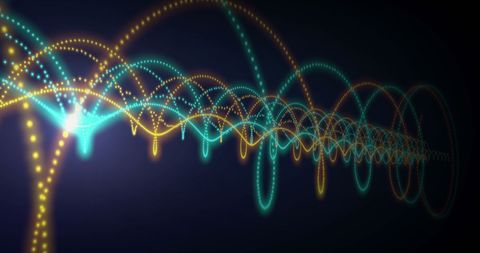 Dynamic Neon Network with Animated Connections - Download Free Stock Images Pikwizard.com