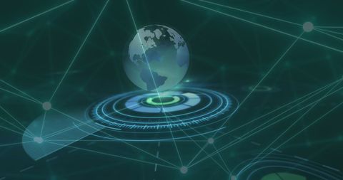Global Network Connectivity and Data Processing Concepts - Download Free Stock Images Pikwizard.com