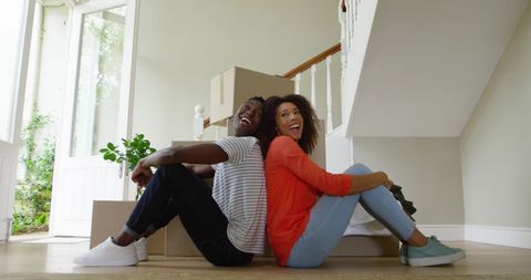 Joyful African American Couple Celebrating New Home Arrival - Download Free Stock Images Pikwizard.com