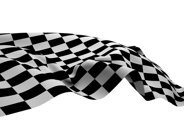 Waving Checkered Flag on Transparent Background - Download Free Stock Videos Pikwizard.com