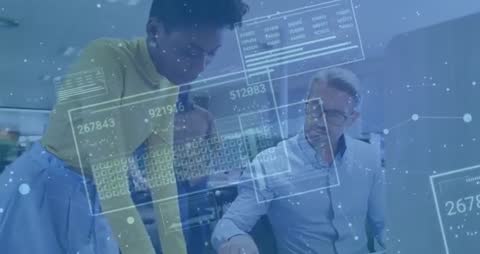 Modern Business Analysis with Digital Interface Overlays