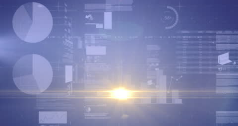 Futuristic Data Visualization Digital Technology Background