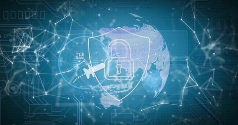 Global Cybersecurity and Digital Data Protection Concept - Download Free Stock Images Pikwizard.com