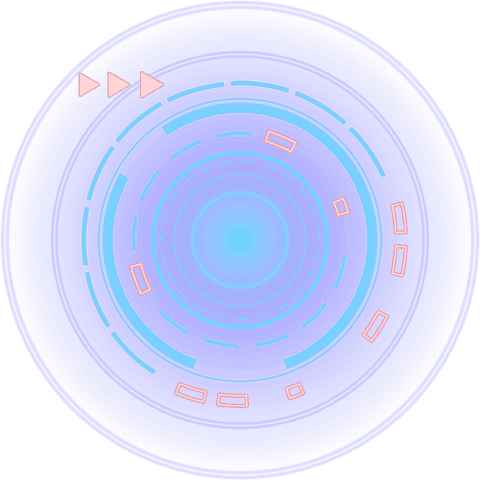 futuristic hud interface on transparent background with circles and elements - Download Free Stock Videos Pikwizard.com