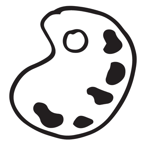 transparent vector png painting palette illustration - Download Free Stock Videos Pikwizard.com