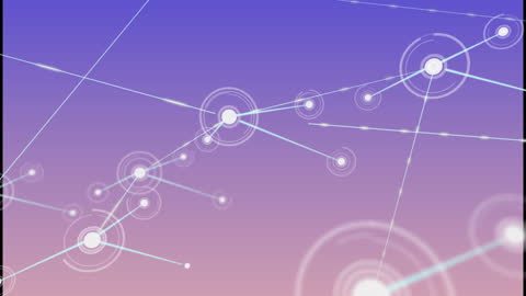 Futuristic Connections Background Animation