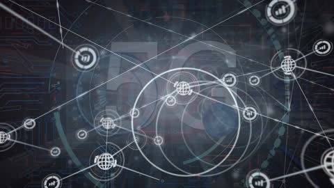 Futuristic Network Connections with Digital Interfaces