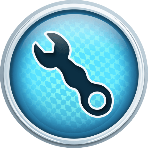 Blue Mechanics Wrench Icon on Transparent Background - Download Free Stock Videos Pikwizard.com
