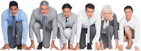Transparent Diverse Business Team Ready for Success - Download Free Stock Videos Pikwizard.com