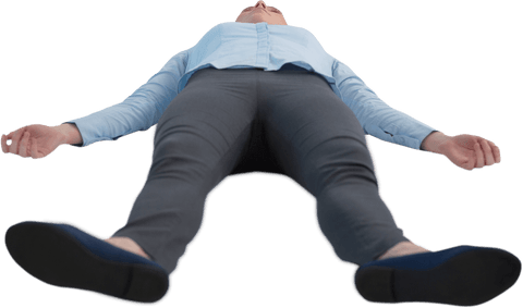 businessman lying down on transparent background professional concept - Download Free Stock Videos Pikwizard.com