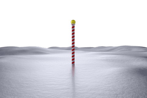Transparent Winter Snow Pole Landscape Illustration - Download Free Stock Videos Pikwizard.com