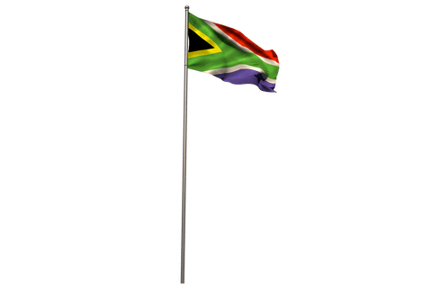 waving south africa flag against transparent background - Download Free Stock Videos Pikwizard.com