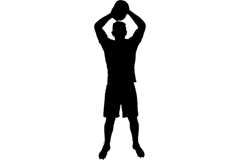 transparent rugby player silhouette holding ball in action - Download Free Stock Videos Pikwizard.com
