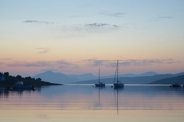 Sail Boat on Calm Body of Water - Download Free Stock Photos Pikwizard.com