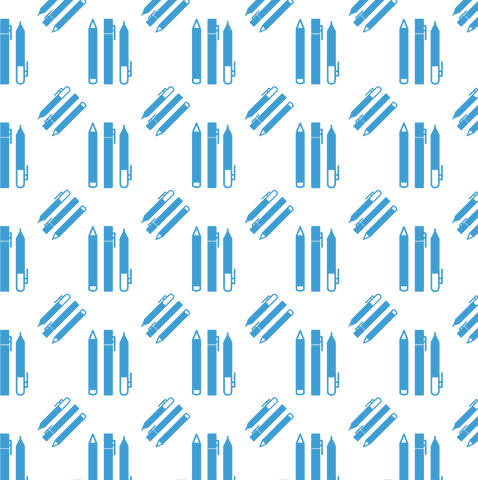 Blue Pens Pattern on Transparent Background Isolated Vector - Download Free Stock Videos Pikwizard.com
