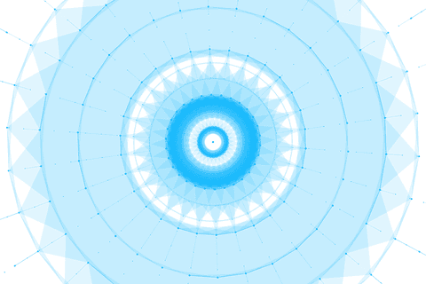 Abstract Blue Circles and Shapes on Transparent Background - Download Free Stock Videos Pikwizard.com