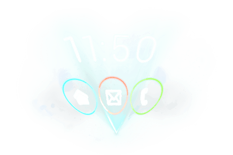 digital watch illustration with icons on transparent background - Download Free Stock Videos Pikwizard.com