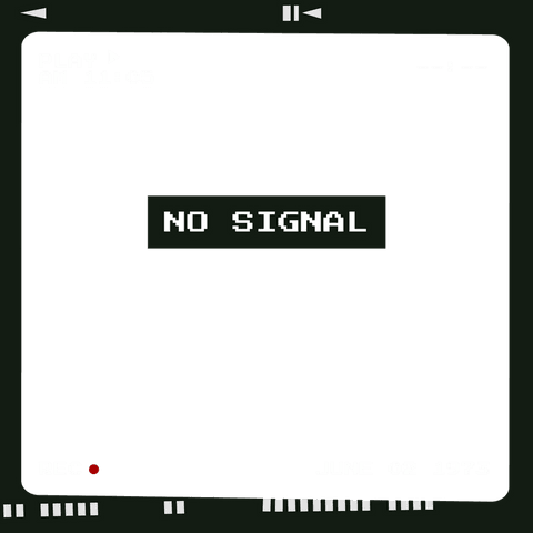 vintage vhs overlay with no signal transparent background - Download Free Stock Videos Pikwizard.com