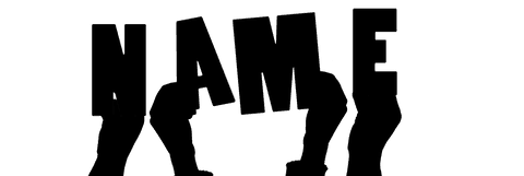 Transparent handshake concept with name text illustration