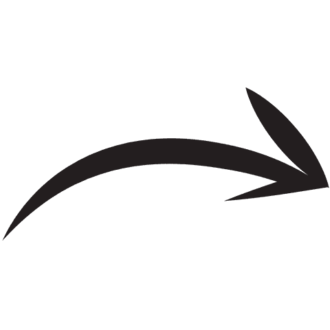 curved black arrow icon on transparent background - Download Free Stock Videos Pikwizard.com